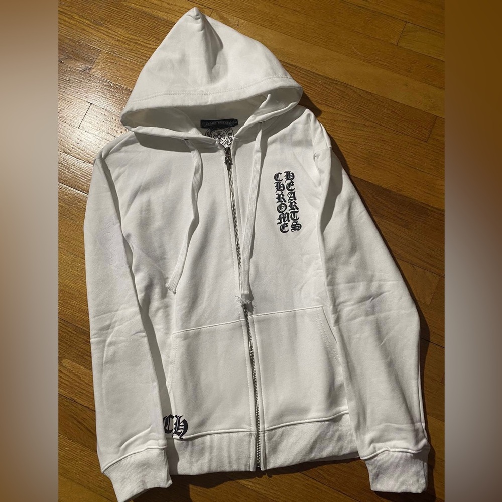 Chrome Hearts White Cemetery Hoodie